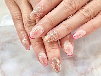 ディーネイル 京橋(D-nail)/立和名/ふわっと♪チークネイル