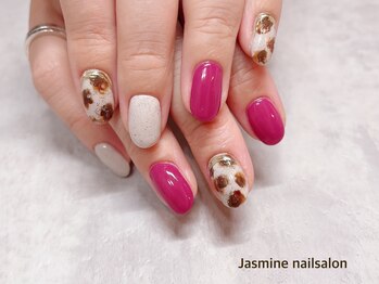 ジャスミンネイルサロン(Jasmine)/アニマル柄ネイル