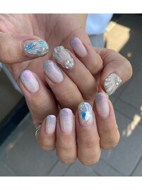 ☆爽やかマーメイドネイル☆