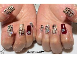 ツイードnail