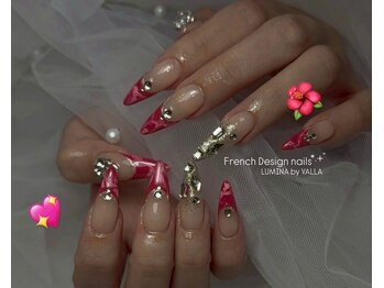 フレンチ×ストーンネイル☆