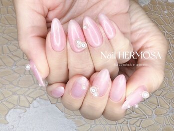 エルモサの写真/自爪を綺麗に伸ばしたい！深爪を解消したい！そんなお悩みの方にスカルプがおすすめ◎スラリと長い指先に♪