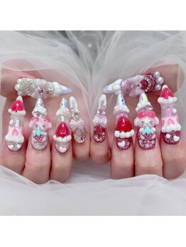 ビジュティエール(Bijoutier)の写真/人と違うデザインも叶う♪スゴ腕施術者による「ゆめかわ・ギャル・痛ネイル」