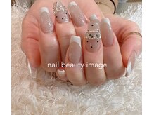 ネイル ビューティー イメージ(nail beauty image)の雰囲気(スカルプも定額メニューあり。マグネットとドット柄可愛い)