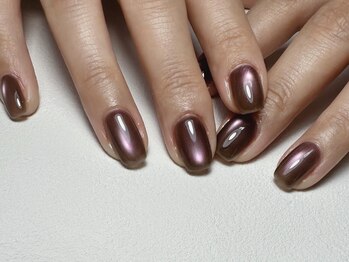 アムネイル(am.nail)/BLACK×pink mag