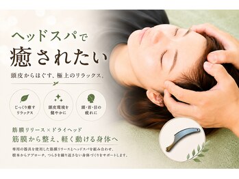 スリムトレセンコンディショニングクラブ スカイツリー店(Slim Trecen CC)の写真/頭から整え、軽さを実感。筋膜ドライヘッド