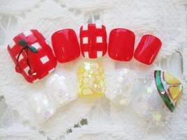 FOOT☆幅広選べるアート¥7040～