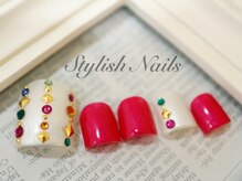 スタイリッシュネイルズ(Stylish Nails)/フットジェル　カラフルストーン