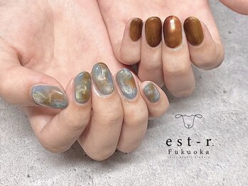 エストアール 博多口店(est-r.)/#ニュアンスネイル