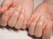 ビューティトリップ(Beauty TRIP)/大人の桃ネイル