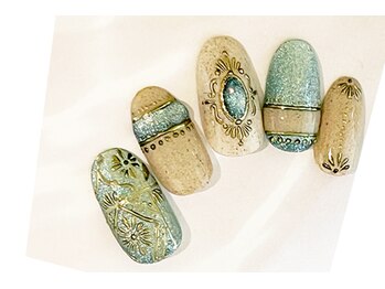 ネイルサロンレアリッチ 銀座店(Rare Rich)/NAILEX 2025_August掲載デザイン