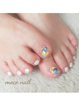 モコネイル(moco nail)/【フット】☆親指アート☆