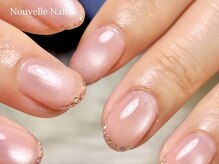 ヌーベルネイル(Nouvelle Nail)/マグネット×ラメライン