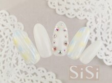 シシ(SiSi)/春のホワイトネイル★