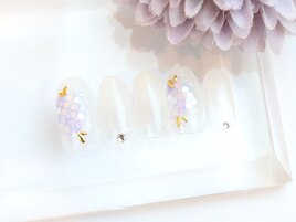 ホロ☆フラワーネイル♪