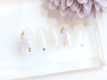 ツメトトノウ/ホロ☆フラワーネイル♪