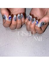 ジゼルネイル(Gisele Nail)/キラキラブルーチーク