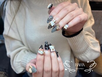 ハハ(HAHA)/ヒョウ柄kitty