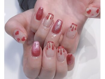 クリスタルネイルサロン(Crystal Nail)/バレンタインネイル