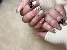 メルシー 堀江店(Merci)/長さだし/リボンネイル