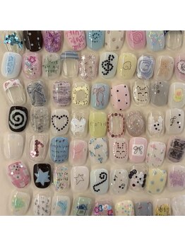 603ネイルズ(603NAILS)の写真/周りと被らないこだわりのネイルが楽しめる♪1番人気【おまかせデザイン】