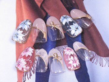 ネイルサロン キャンディネイル(Candy Nail)/フラワー by増田