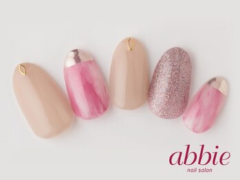 ネイルサロン アビー グランデュオ蒲田店(abbie)/ニュアンス&ミラー ¥11726