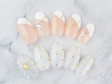 モアニヒロオ 広尾駅前店(MOANI Hiroo)/冬に人気なホワイト系ネイル☆