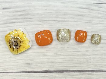 ロバル ネイルアンドまつげ(LOBAL)/フットネイルH‐3