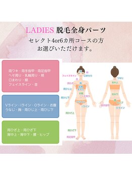 ティンクル サロン(Twinkle salon)/セレクト4or6カ所コース