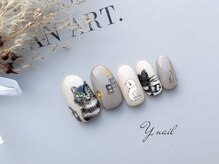ワイネイル(Y.nail)/100万回生きたねこネイル