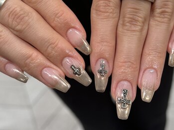 ミラーグラデネイル