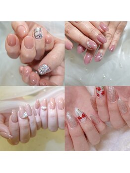 ネイルサロン マハロ(Maholo.)/当店人気No.1　2本アート