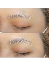 ガネーシャのうたた寝/アイブロウラミネーション