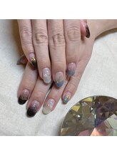 笑楽美屋/ブルー&ブラック