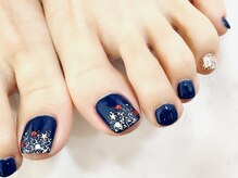 ティアラリュクス 東林間店(Tiara Luxe)/ネイビーネイル