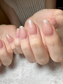 ラメフレンチ