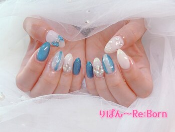 りぼん(Re:Born)/持ち込み/マグネットネイル