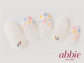 ネイルサロン アビー グランデュオ蒲田店(abbie)/ドットマット ¥11726