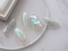ネイル スパ ココプラス(Nail spa Cocoplus)/うるうる埋めつくしネイル￥9000