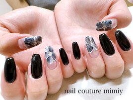 手書きフラワーネイル☆