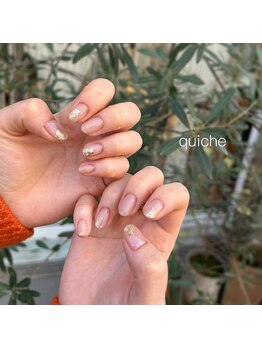 キッシュネイルズ(quiche nails)/シェルとオーロラ