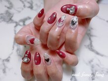 ネイル ファンシーファング(nail_fancy_fang)/持ち込みデザイン　ハート