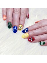 カイズプライベートネイルサロン(Kai's)/手書きアートネイル