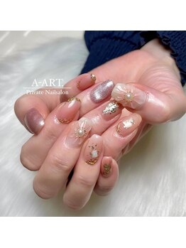 エーアート(A-ART.)/3Dフラワーネイル