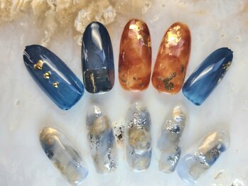 モモ 高円寺(Momo)/ニュアンス・塗りかけネイル