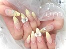 バレンタインネイル