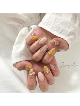 夏ニュアンスネイル