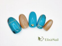 エリクサーネイル 西武新宿(Elixir Nail)/定額a シンプル/クーポン使用