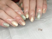 フィグ(Fig)の雰囲気（定額コース15種類monthlydesignは毎月１日に新作５種類ずつ☆）